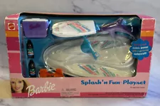 Barbie Splash 'N Fun Playset Mattel 2002 #67707 Wave runner Boogie Board Cooler