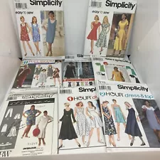 Lot of 8 Vintage Simplicity Sewing Patterns Plus Size Lot 1