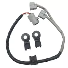 2Pcs For Toyota LEXUS RX400H RX330 04-09 Engine Knock Sensor & Harness Wire (For: 2009 Toyota Camry LE)