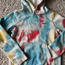 Nike Hoodie Youth Small Tie Dye Hooded Sweatshirt