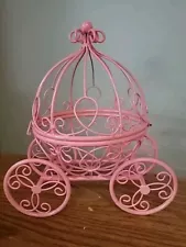 Cinderella Metal Carriage Centerpiece or Toy Wedding Summer Decor