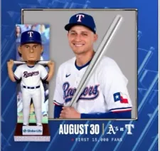 2024 Corey Seager Texas Rangers Silver Slugger Bobblehead SGA 8/30/2024 In Hand