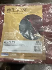 LOT OF 8-Wilson Industries 138-36292 14Mil Orange See Thru Welding Curtain 6’x6’