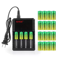 SkyWolfEye 16340 Battery 3.7V 1800mAh Li-Ion Rechargeable RCR123A Cell Lot