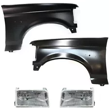 Fender Kit For 1992-1996 Ford F-150 92-97 F-350 Front Driver and Passenger Side