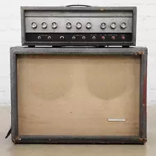 60s Sears Silvertone Model 1484 Twin Twelve 60W 2x12 Guitar Amp Amplifer #53555