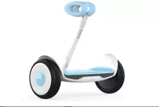 Blue Segway Ninebot S Kids Smart Electric Scooter with LED Light for Children