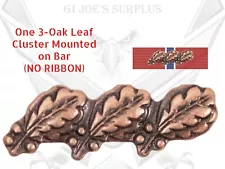 Single Bar 3 Bronze Oak Leaf Cluster OLC 5/16 Device Military Medals Ribbons L2