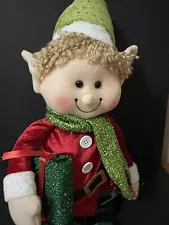 Large Stuffed Male Christmas Elf