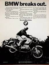 1970 BMW - Vintage Motorcycle Ad