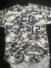 New ListingTCU Horned Frogs Baseball Jersey Size 46