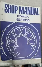 VINTAGE 1975 OEM SHOP MANUAL HONDA GL1000