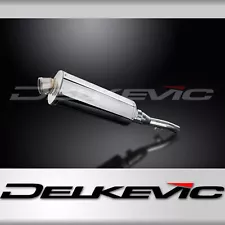 Yamaha XT250 08-22 Delkevic Slip On Stubby 14" Stainless Oval Muffler Exhaust (For: 2012 Yamaha XT250)