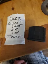 Ruger Gunsite Scout 308 Gun Clip 5 Rounds