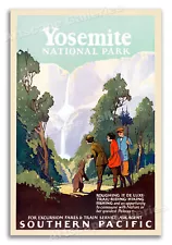 Yosemite National Park 1925 Vintage Style National Park Travel Poster - 24x36