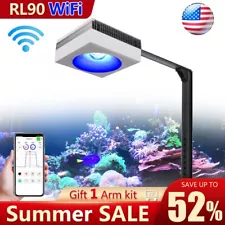 PopBloom RL90 WiFi Marine Led Aquarium Light for 24" Reef Coral SPS/LPS Tank