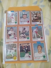 1973 TOPPS CARD LOT ROBERTO CLEMENTE, HANK AARON, YAS, MUNSON, GOSSAGE ROOKIE