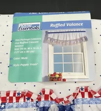 New ListingVintage Pillsbury Doughboy POPPIN' FRESH Ruffled Valance Window Curtain 50x16