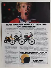 1979 Yamaha YZ50 MX100 DT100 Motor Bike Vintage Magazine Print Ad