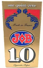 Job 1.0 Cigarette Rolling Papers - Full Box of 24 Booklets - Free Fast Shipping