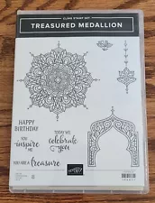 Stampin Up Treasured Medallions Stamp Set (Retired)