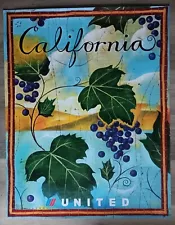 Nicholas Wilton. California. United Air Lines 2004 poster