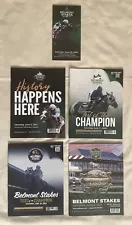 2020 - 2024 Belmont Stakes Programs Set of 5 Years