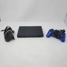 New ListingSony PlayStation 2 Slim PS2 Console + PowerCables Bundle *TESTED* And Controller