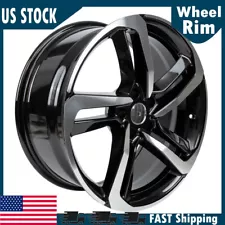 New Wheel For Honda Accord 2018-2022 19 Inch Machined Black Alloy Rim US