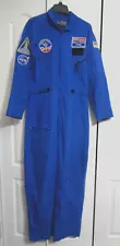 NASA US Space Camp Blue Astronaut Flight Suit Huntsville AL Size Adult Large LG