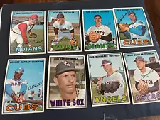 New Listing15 Different 1967 Topps Baseball Cards..VG+/EX...Cuellar-Rollins-Altman-Haller