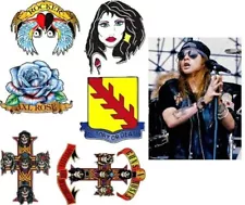 axl rose temporary tattoos for sale