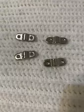 SALE Lot of 4 Steampunk Silver Hardware Connector Pieces for Jewelry/Crafts/DIY