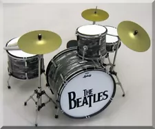 RINGO STARR Beatles Ludwig Miniature DrumSet Drum Set ( for display only )