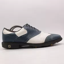 New ListingFootJoy Icon Men's Size 12 Golf Wingtip Shoes Blue White Leather Shoes