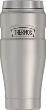 THERMOS Stainless King Vacuum-Insulated Travel Tumbler, 16 Ounce, Matte Steel