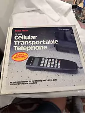 Radio Shack Cellular Transportable Telephone original box car phone