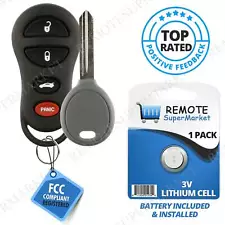 Replacement for 2001 2002 2003 2004 Chrysler 300M Concorde Remote Key Fob Set