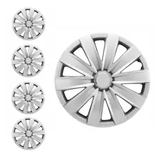 PREMIUM 16" SET OF 4 ABS Hubcaps Snap On Full Wheel Cover Silver For Honda Civic