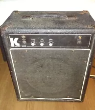 Vintage Kustom I Bass Guitar Amplifier Amp