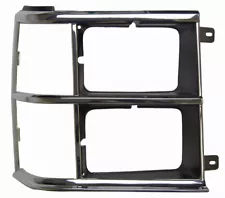 1984-86 Dodge Caravan Voyager RH Headlight Bezel Chrome/Black DG07006HCR 4270342 (For: 1985 Dodge Caravan)