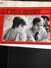 M3-1 Ephemera 1974 Article Film Day For Night Jacqueline Bisset Jean Aumont