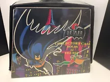 Vintage 1992 Batman Animated Series Collectors Case Holds 12 Figures 2 Trays