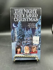 The Night They Saved Christmas (Jaclyn Smith and Art Carney) (VHS, 1992) NEW