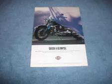 1994 Harley-Davidson Heritage Softail Vintage Motorcycle Ad "Catch a Glimpse"