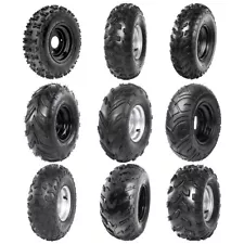 6" 7" 8" 10" Wheels Tire 3, 4 Bolt Rim For Go Kart ATV Quad Scooter Mini Bike