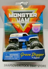 2019 SPIN MASTER MONSTER JAM GRAVE DIGGER THE LEGEND W/ FIGURE & POSTER, 1/64TH