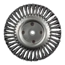 HedgeHog 8" Wire Crack Cleaning Wheels for Little Wonder and Billy Goat Grazors