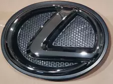 New Black Chrome Emblem Fits Lexus GS350 Front Grille Base 2013 14 15 16