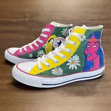 Converse Custom Painted High Top Sneakers -Women's 6.5